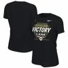 Nike Women's Black Georgia Bulldogs College Football Playoff 2021 National S Locker Room Victory Lane T-Shirt