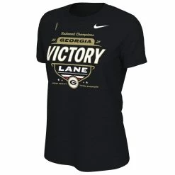 Nike Women's Black Georgia Bulldogs College Football Playoff 2021 National S Locker Room Victory Lane T-Shirt -Nike Sales DSCO1161597164 1007 ALT2