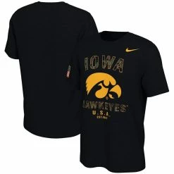 Nike Men's Black Iowa Hawkeyes Veterans Day T-Shirt