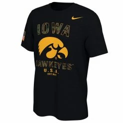 Nike Men's Black Iowa Hawkeyes Veterans Day T-Shirt -Nike Sales DSCO1136750821 1007 ALT2