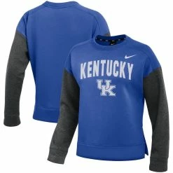 Nike Women's Royal/Charcoal Kentucky Wildcats Campus Dolman Pullover Sweatshirt