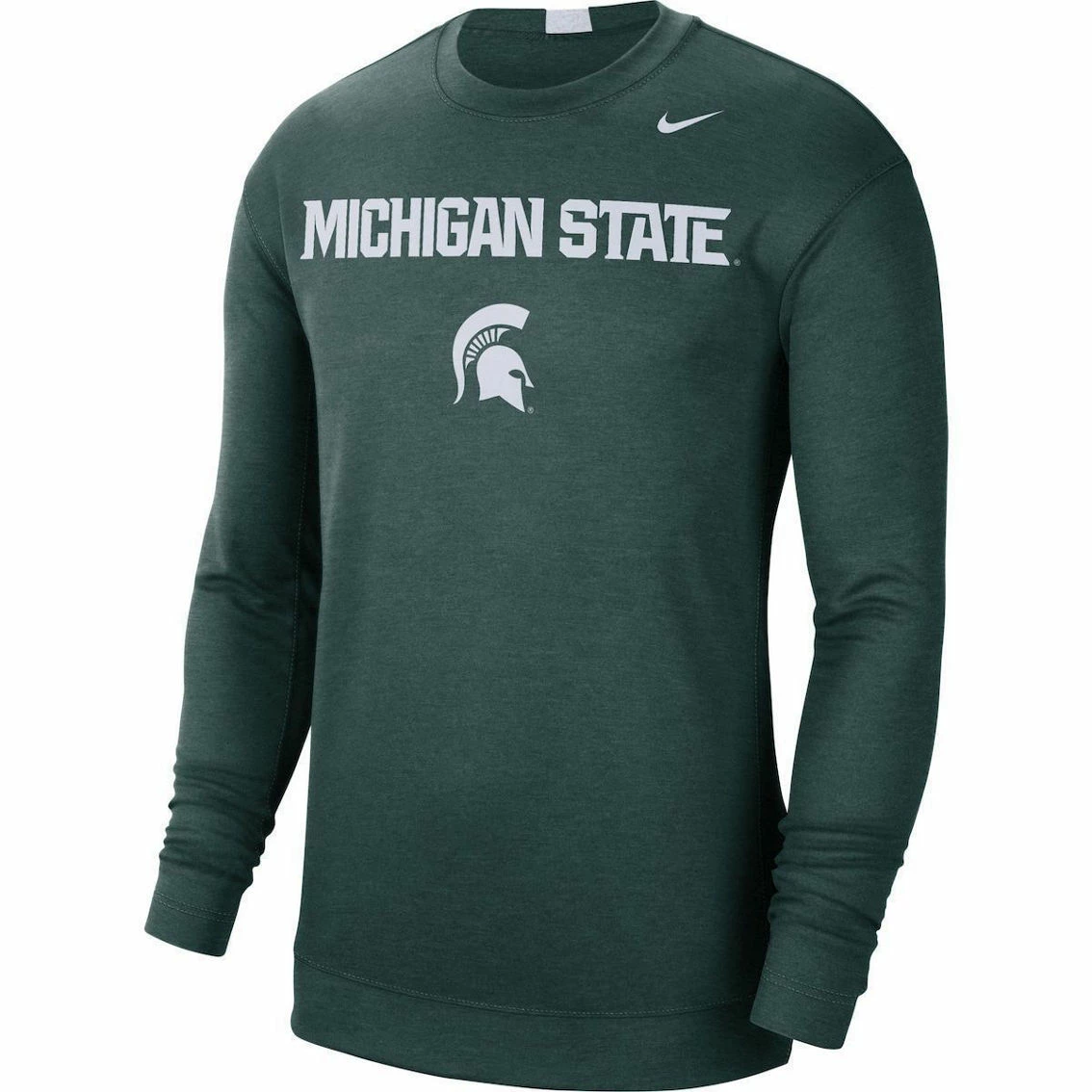 Men's Nike Green Michigan State Spartans 2021/22 Basketball Team Spotlight Performance Long Sleeve T-Shirt 3 Men's Nike Green Michigan State Spartans 2021/22 Basketball Team Spotlight Performance Long Sleeve T-Shirt - Image 3