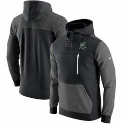 Men's Nike Black Michigan State Spartans AV-15 2.0 Pullover Hoodie