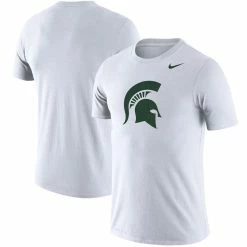 Nike Men's White Michigan State Spartans School Logo Legend Performance T-Shirt