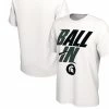 Nike Men's White Michigan State Spartans Ball In Bench T-Shirt