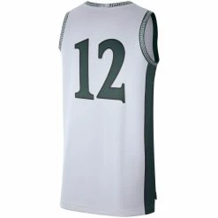 Nike Men's #12 White Michigan State Spartans Limited Retro Basketball Jersey -Nike Sales DSCO1136765145 3550 ALT3