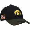 Nike Men's Black/Camo Iowa Hawkeyes Military Appreciation Legacy91 Adjustable Hat