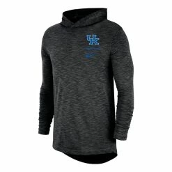 Nike Men's Black Kentucky Wildcats Slub Performance Long Sleeve Hoodie T-Shirt -Nike Sales DSCO1136766745 1007 ALT2
