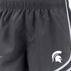 Nike Women's Anthracite Michigan State Spartans Team Tempo Performance Shorts -Nike Sales DSCO1136768028 4096 ALT2