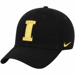 Nike Men's Black Iowa Hawkeyes Heritage 86 Performance Adjustable Hat