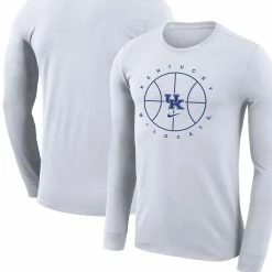 Men's Nike White Kentucky Wildcats Basketball Icon Legend Performance Long Sleeve T-Shirt