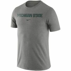 Nike Men's Heathered Gray Michigan State Spartans Essential Wordmark T-Shirt 6 Nike Men's Heathered Gray Michigan State Spartans Essential Wordmark T-Shirt -Nike Sales DSCO1136771460 1927 ALT2