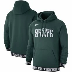 Nike Men's Green Michigan State Spartans Retro Pullover Hoodie