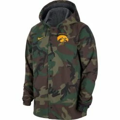 Men's Nike Camo Iowa Hawkeyes Full-Snap Hoodie Jacket -Nike Sales DSCO1136777491 BGrd ALT2