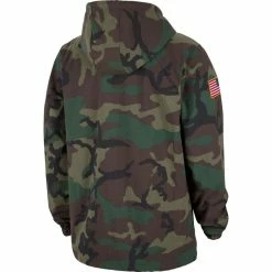 Men's Nike Camo Iowa Hawkeyes Full-Snap Hoodie Jacket -Nike Sales DSCO1136777491 BGrd ALT3