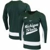 Nike Men's Green Michigan State Spartans Replica College Hockey Jersey