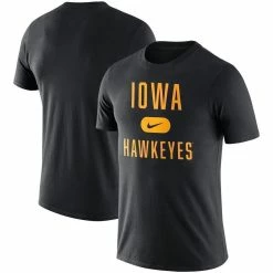 Men's Nike Black Iowa Hawkeyes Team Arch T-Shirt