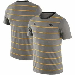 Nike Men's Heathered Gray Iowa Hawkeyes Inspired Tri-Blend T-Shirt