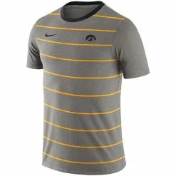 Nike Men's Heathered Gray Iowa Hawkeyes Inspired Tri-Blend T-Shirt -Nike Sales DSCO1136784304 1927 ALT2