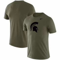 Nike Men's Olive Michigan State Spartans Tonal Logo Legend Performance T-Shirt