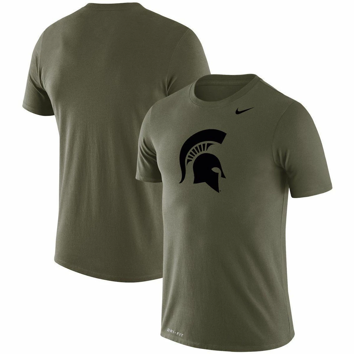 Nike Men's Olive Michigan State Spartans Tonal Logo Legend Performance T-Shirt 1 Nike Men's Olive Michigan State Spartans Tonal Logo Legend Performance T-Shirt