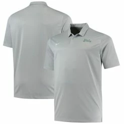 Nike Men's Heathered Gray Michigan State Spartans Big & Tall Performance Polo