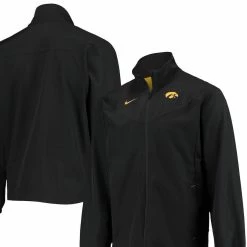 Nike Men's Black Iowa Hawkeyes 2021 Sideline Full-Zip Jacket