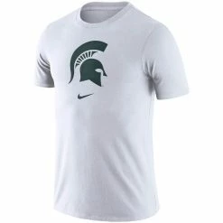 Nike Men's White Michigan State Spartans Essential Logo T-Shirt 6 Nike Men's White Michigan State Spartans Essential Logo T-Shirt -Nike Sales DSCO1137451817 3550 ALT2