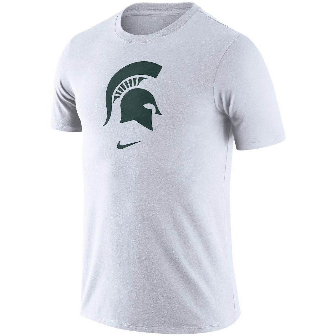 Nike Men's White Michigan State Spartans Essential Logo T-Shirt 3 Nike Men's White Michigan State Spartans Essential Logo T-Shirt - Image 3