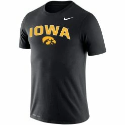 Men's Nike Black Iowa Hawkeyes Big & Tall Legend Arch Over Logo Performance T-Shirt -Nike Sales DSCO1137693893 1007 ALT2