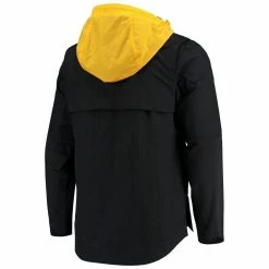 Men's Nike Black/Gold Iowa Hawkeyes Player Quarter-Zip Jacket -Nike Sales DSCO1140227624 1007 ALT3