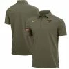 Nike Men's Olive Iowa Hawkeyes UV Collegiate Performance Polo