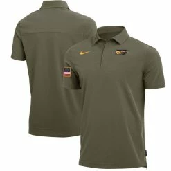Nike Men's Olive Iowa Hawkeyes UV Collegiate Performance Polo