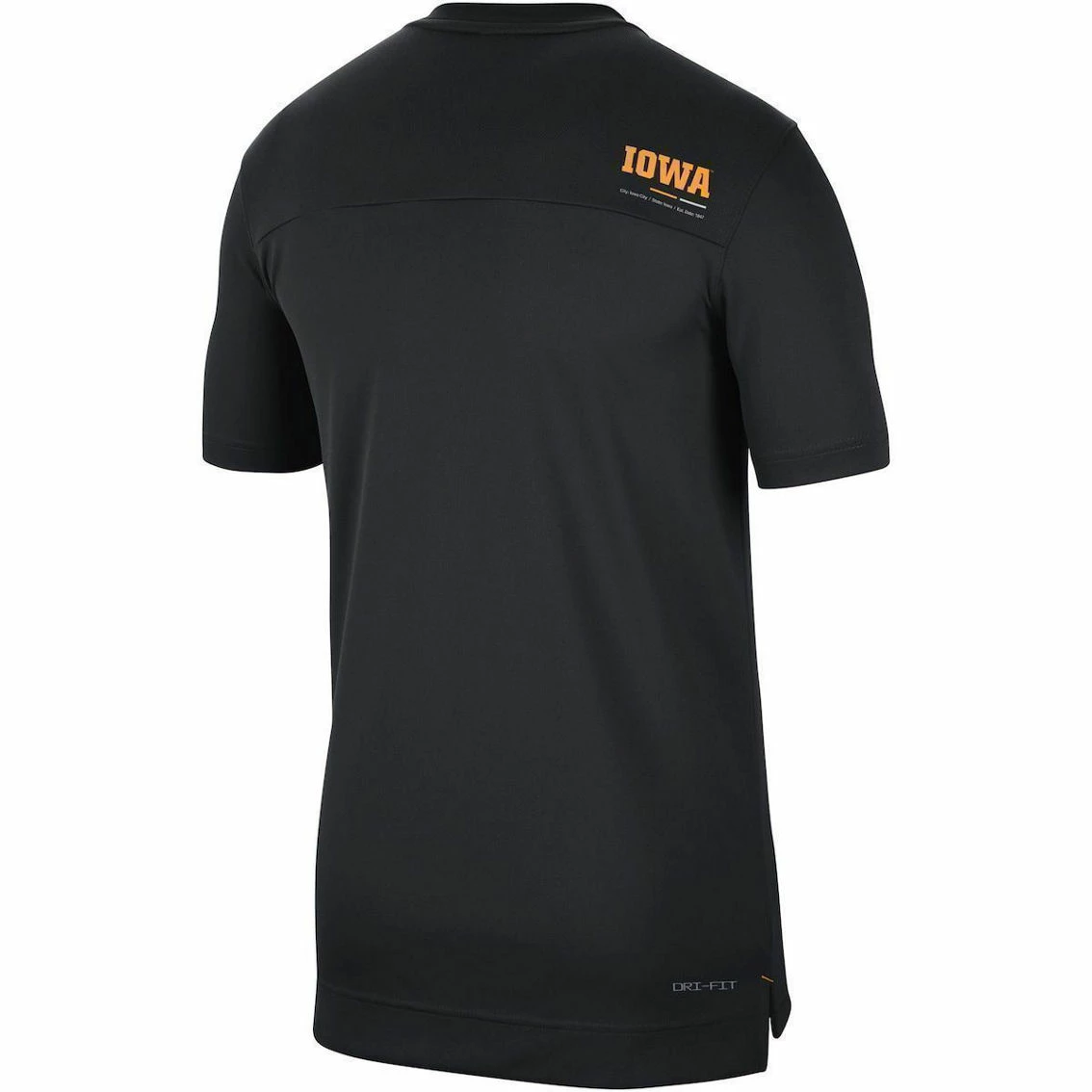 Nike Men's Black Iowa Hawkeyes 2022 Coaches UV Performance T-Shirt 4 Nike Men's Black Iowa Hawkeyes 2022 Coaches UV Performance T-Shirt - Image 4