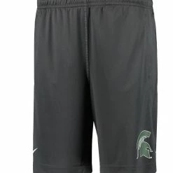 Nike Youth Anthracite Michigan State Spartans Performance Fly Shorts