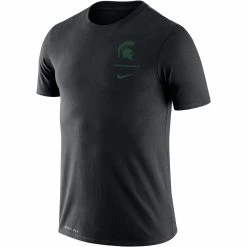 Nike Men's Black Michigan State Spartans Logo Stack Legend Performance T-Shirt -Nike Sales DSCO1140884470 1007 ALT2
