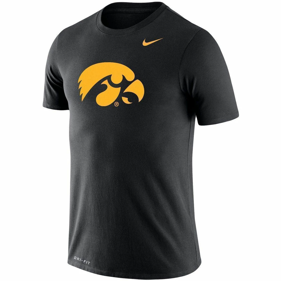 Nike Men's Black Iowa Hawkeyes School Logo Legend Performance T-Shirt 3 Nike Men's Black Iowa Hawkeyes School Logo Legend Performance T-Shirt - Image 3