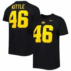 Nike Men's George Kittle Black Iowa Hawkeyes Alumni Name & Number Team T-Shirt