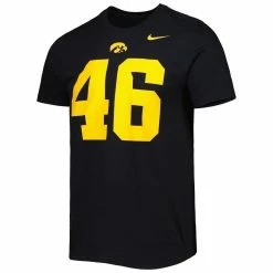 Nike Men's George Kittle Black Iowa Hawkeyes Alumni Name & Number Team T-Shirt -Nike Sales DSCO1142351333 1007 ALT2