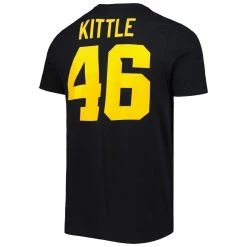Nike Men's George Kittle Black Iowa Hawkeyes Alumni Name & Number Team T-Shirt -Nike Sales DSCO1142351333 1007 ALT3