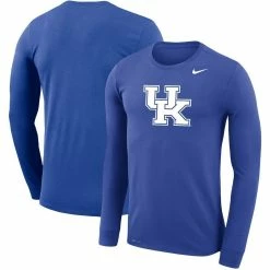Men's Nike Royal Kentucky Wildcats School Logo Legend Performance Long Sleeve T-Shirt