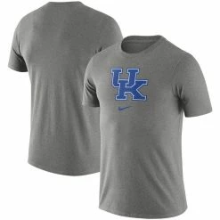 Men's Nike Heathered Gray Kentucky Wildcats Essential Logo T-Shirt