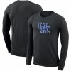 Nike Men's Black Kentucky Wildcats School Logo Legend Performance Long Sleeve T-Shirt
