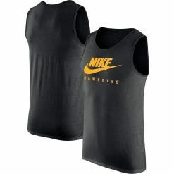 Nike Men's Black Iowa Hawkeyes Futura Performance Scoop Neck Tank Top