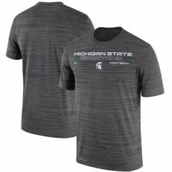 Nike Men's Charcoal Michigan State Spartans Velocity Legend Performance T-Shirt