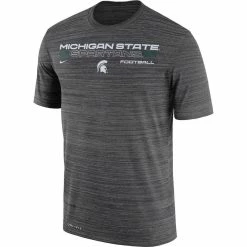 Nike Men's Charcoal Michigan State Spartans Velocity Legend Performance T-Shirt -Nike Sales DSCO1146288610 1904 ALT2