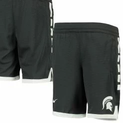 Nike Youth Anthracite Michigan State Spartans Elite Performance Shorts