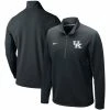 Nike Men's Black Kentucky Wildcats Primary Logo Training Performance Quarter-Zip Jacket