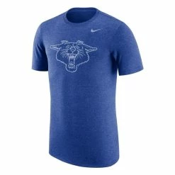 Nike Men's Heathered Royal Kentucky Wildcats Vintage Logo Tri-Blend T-Shirt -Nike Sales DSCO1146832032 1350 ALT2