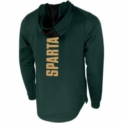 Nike Men's Green Michigan State Spartans 2-Hit Performance Pullover Hoodie -Nike Sales DSCO1147246336 2041 ALT3